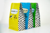 Borsa su misura di imballaggio flessibile della borsa di caffè americano di progettazione con la chiusura lampo di Nomarl