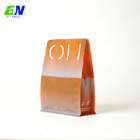 Materiale di Singel 145 micron della borsa del fondo piatto di sacchetto riciclabile del caffè con una valvola di modo