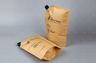 Borsa riciclabile stampata su ordinazione della ricarica dell'olio di cocco del sacchetto del becco della carta kraft