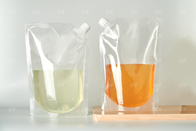 Di Eco del supporto 250ml sacchetto trasparente amichevole potabile dell'alimento su con il becco Juice Drink Pouch di plastica