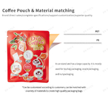 Su misura stampando delle borse di caffè americano commestibile le borse di polvere libere del caffè di Bpa