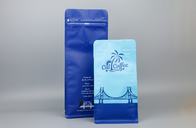 Borsa di caffè su misura della valvola del sacchetto del supporto con la chiusura lampo laterale per l'imballaggio per alimenti dei fagioli di Caoffee