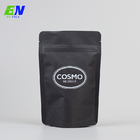Il supporto nero amichevole eco- della borsa di caffè di carta kraft sul sacchetto d'imballaggio della chiusura lampo insacca per alimento