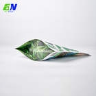 Sacchetto biodegradabile su misura dell'alimento del materiale di PLA del sacchetto del supporto di Kraft su con la chiusura lampo