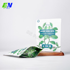 Sacchetto biodegradabile su misura dell'alimento del materiale di PLA del sacchetto del supporto di Kraft su con la chiusura lampo