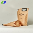Supporto su misura del liquido della ricarica di carta kraft sul sacchetto del becco con la maniglia