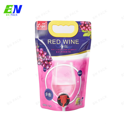 Il bag in box fornisce al sacchetto d'erogazione del vino del vino dei bag in box del commestibile del di alluminio 1.5L la valvola